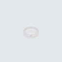 Frosty Moon Jadeite Quarter Moon Angular Ring