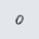 Dark Lake Jadeite New Moon Band Ring