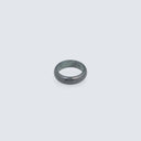 Dark Lake Jadeite New Moon Band Ring