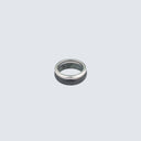 Dark Lake Jadeite New Moon Band Ring