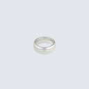Frosty Moon Jadeite New Moon Band Ring
